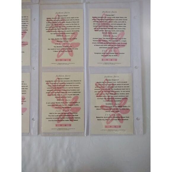 Barbie Trading Cards Lot Of 16 - Picture 9 of 9
